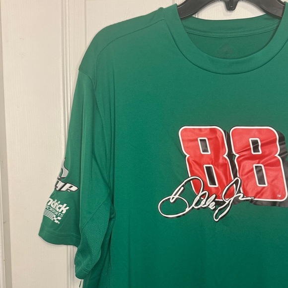 Adidas Dale Jr Green and Red Graphic Tee - Picture 3 of 9